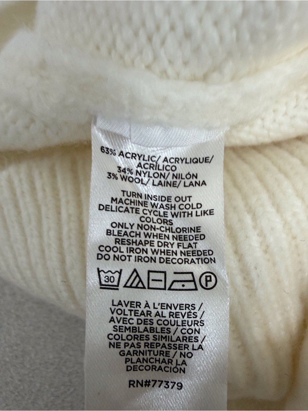 ANN TAYLOR  Ivory Short-Sleeve Pearl-Trim Sweater SIZE SMALL NEW / UNWORN - Picture 7 of 10
